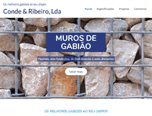 Tablet Screenshot of gabioes.com